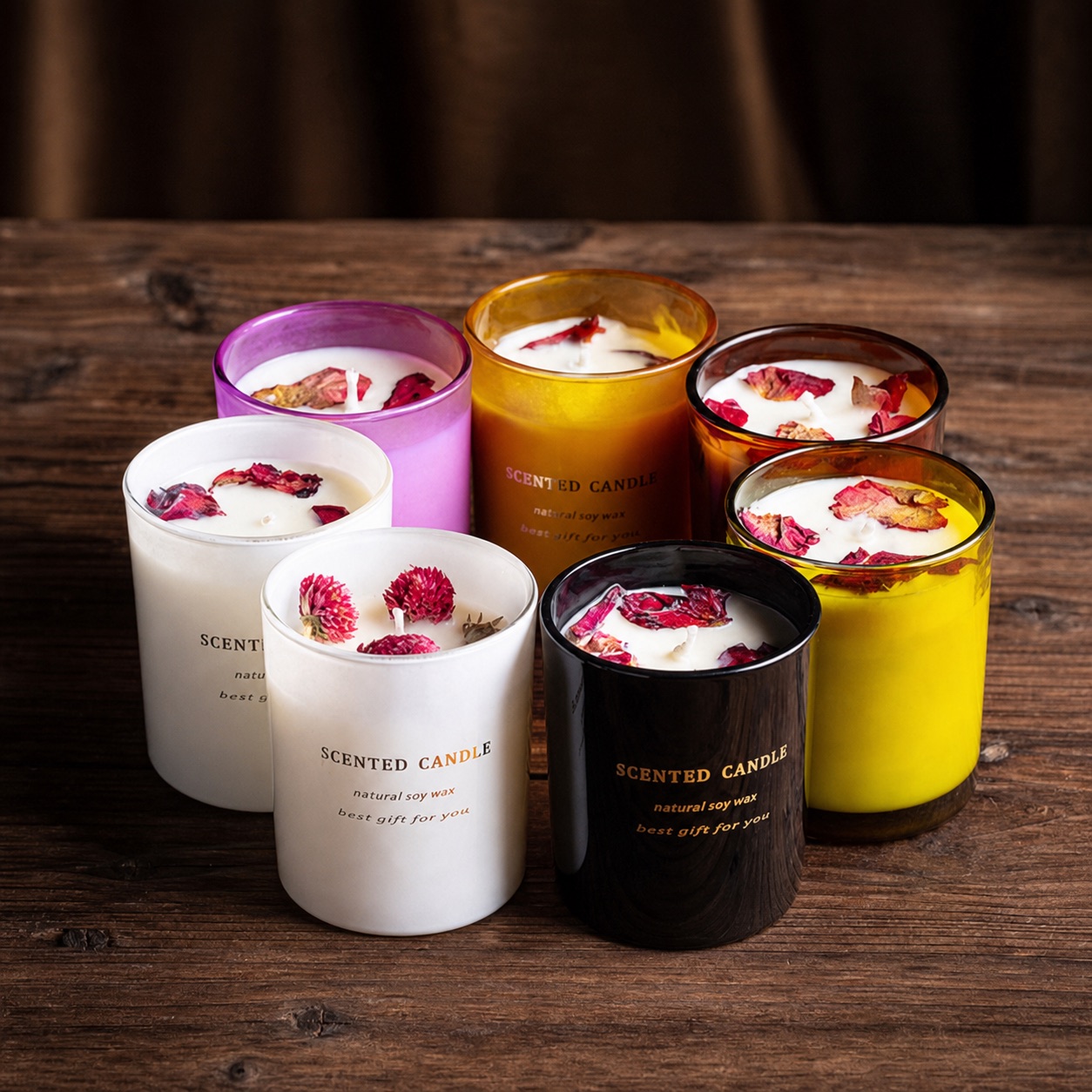 Scented candle and room fragrance collection