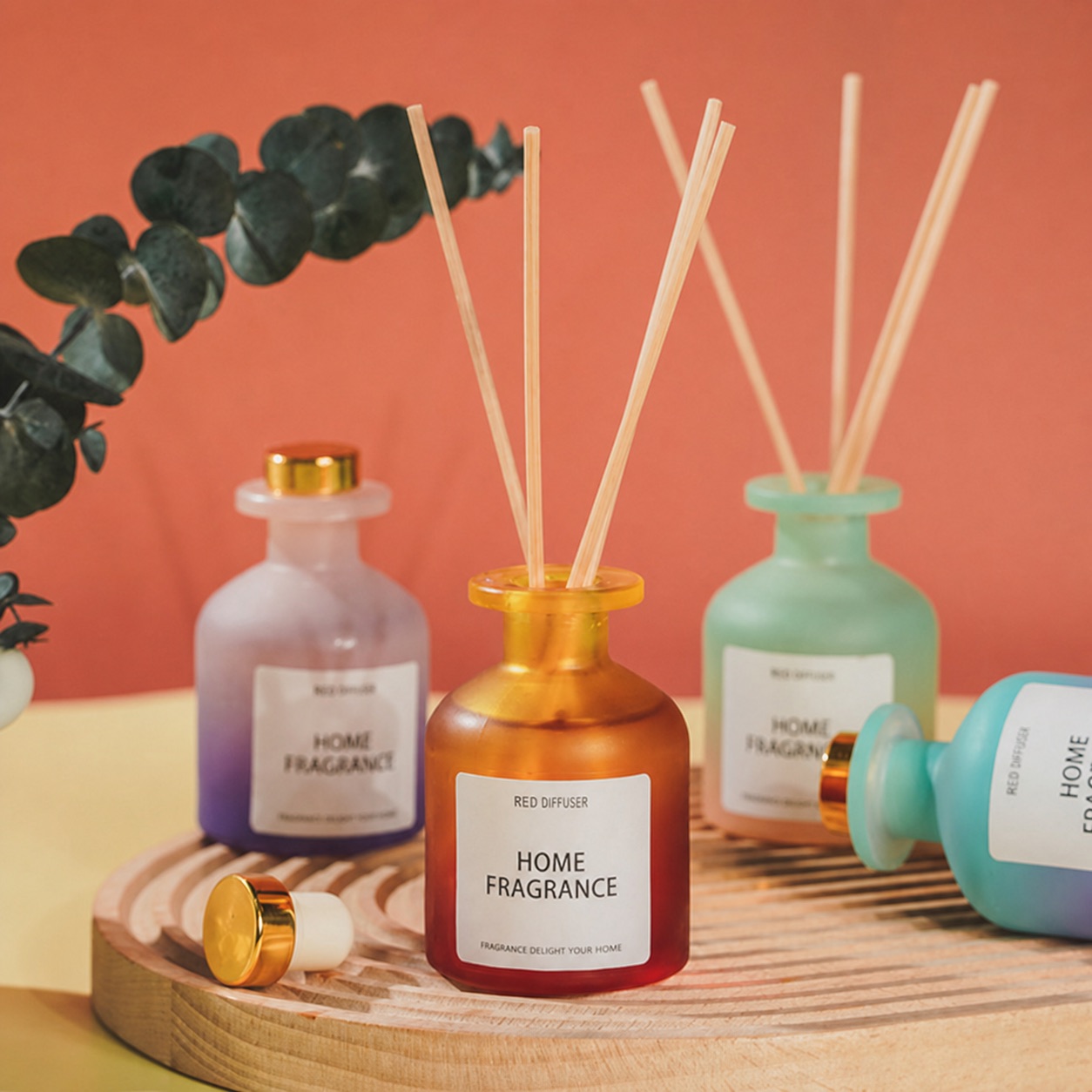 Reed diffusers and decorative aroma stones