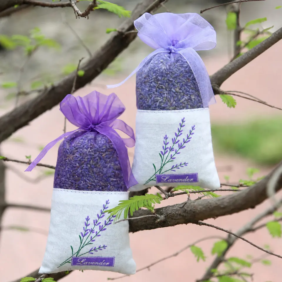 Lavender fabric scented sachets